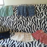 SHORT RENDADOS DISPONIVEL SOMENTE O AZUL TDOS VENDIDOS